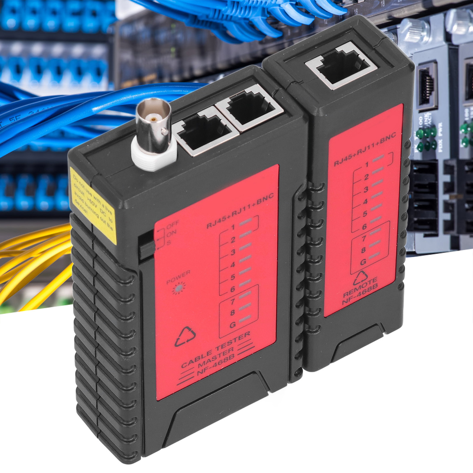 Noyafa Nf-468b Netzwerktester, Leitungssonde, Zustandsprüfer Für Netzwerk-/videokabel