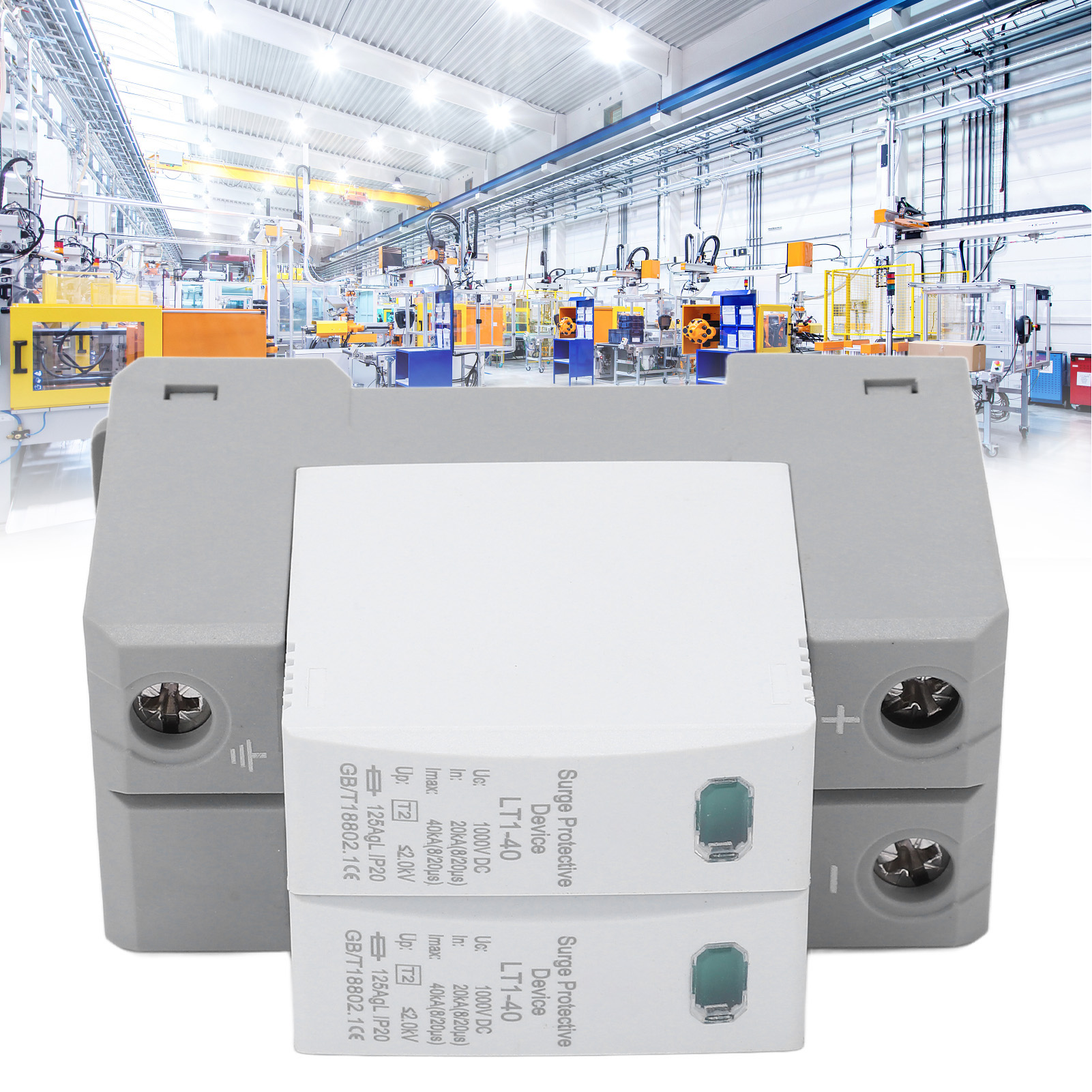 Dc Lt1-40 1000v 20-40ka/2p Photovoltaik-überspannungsableiter