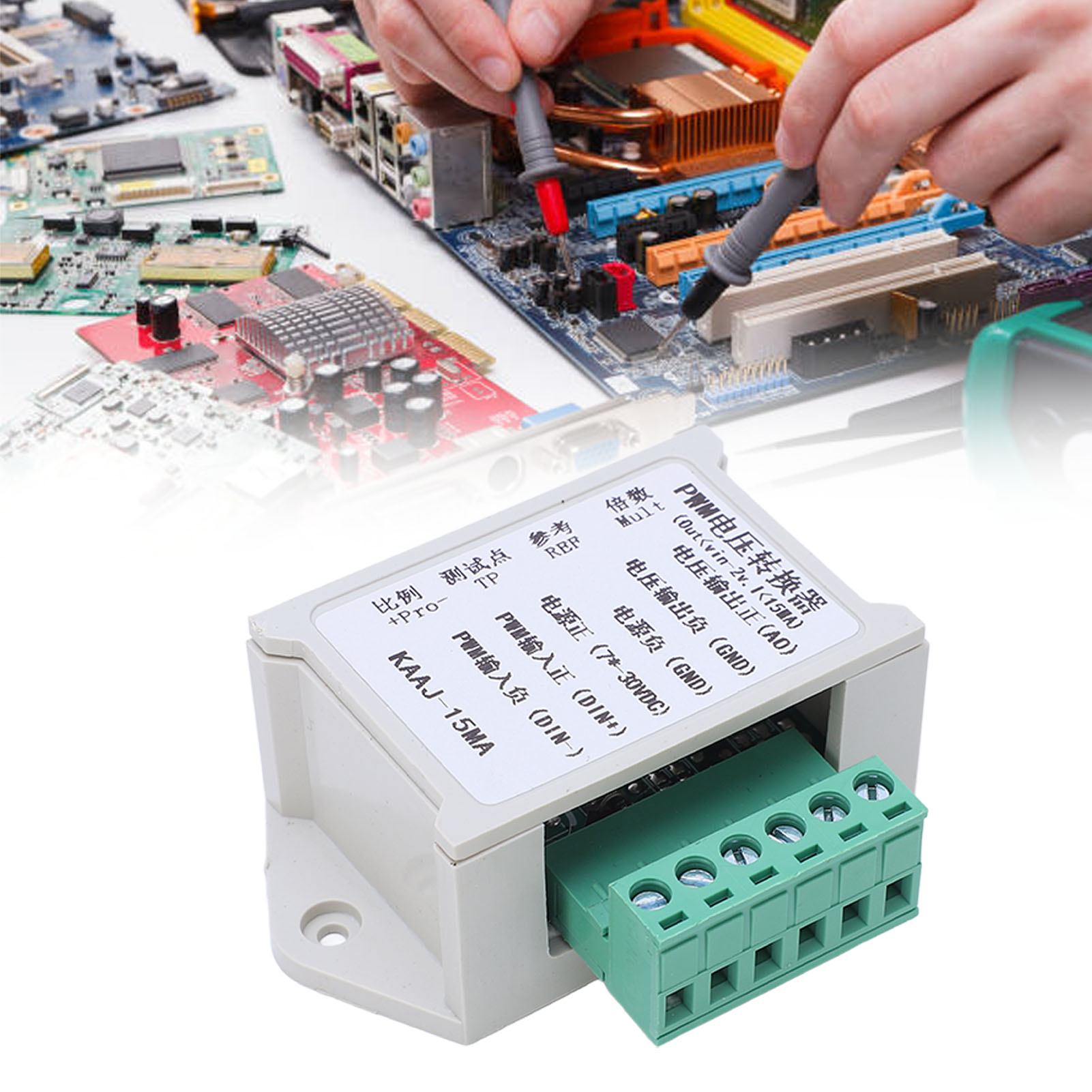 Hochpräzises Multifunktionales Pwm-spannungswandlermodul, Digital-analog-wandlung (d/a), Einstellbare Pwm-spannung 0-5v/10v.
