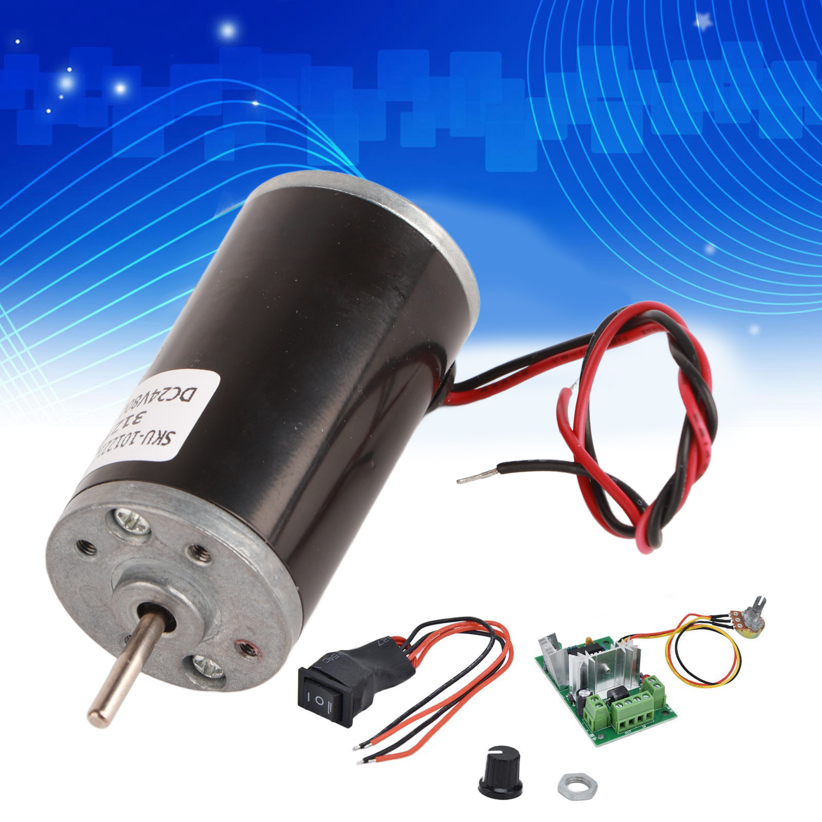 31zy Permanentmagnet-gleichstrommotor, Hochleistungs-miniaturmotor, Vorwärts-/rückwärts-drehzahlregler, 24 V, 8000 U/min