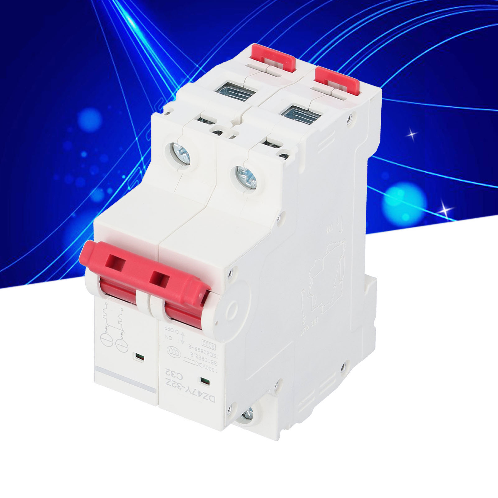 2p63a Dc Pv-leistungsschalter, 1000v Dc Pneumatischer Schalter, Anschlussdose, Pv Pneumatischer Schalter