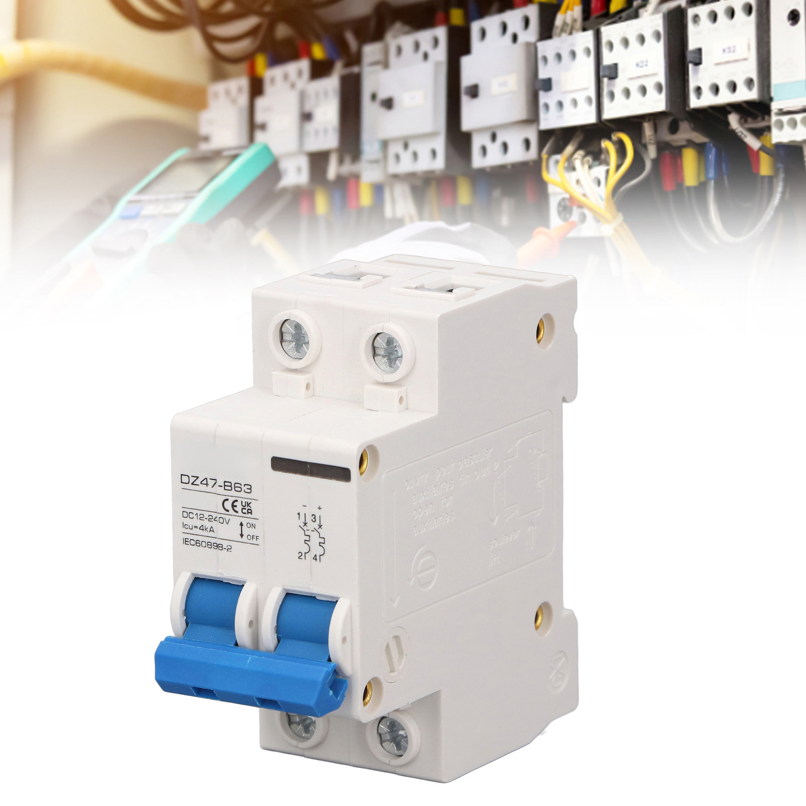 Photovoltaik-leistungsschalter 2p Dc 12-240 V Dc Typ B Dz47-b6340a