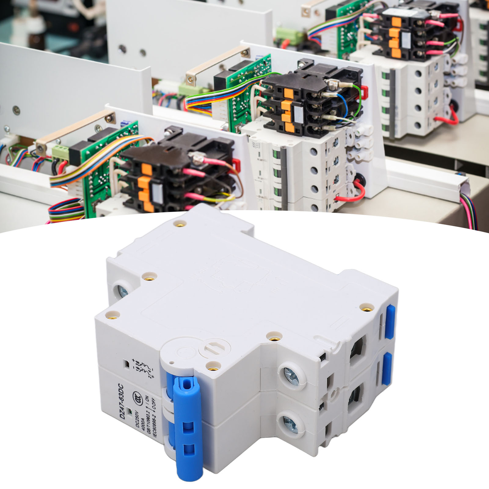 Verbesserter 250-v-photovoltaik-gleichstrom-leistungsschalter, 16-a-photovoltaik-luftschalter