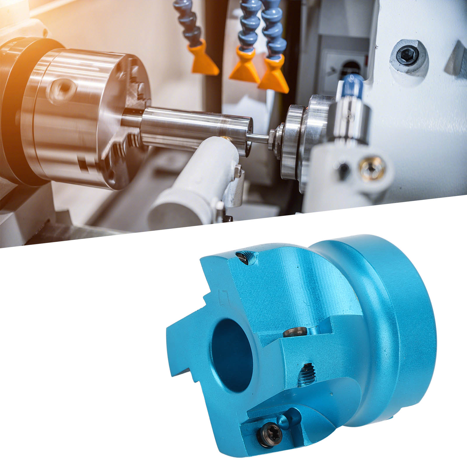 Fräskopf Für Cnc-drehmaschine Al 400r 50-22