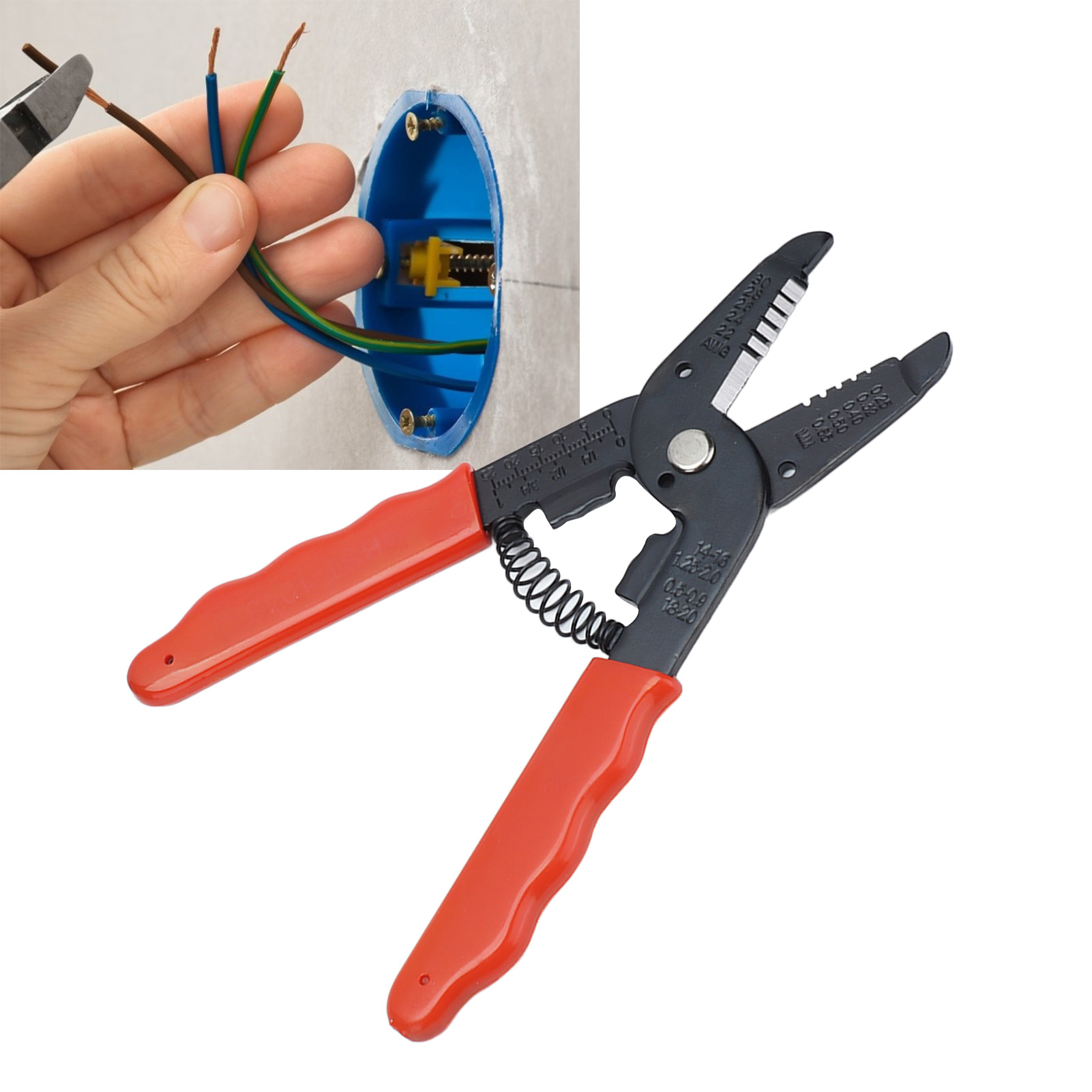 Best/bst-1043 Premium-abisolierzange – Elektriker-schneidzange Für Drähte, Kabel Und Netzwerkkabel