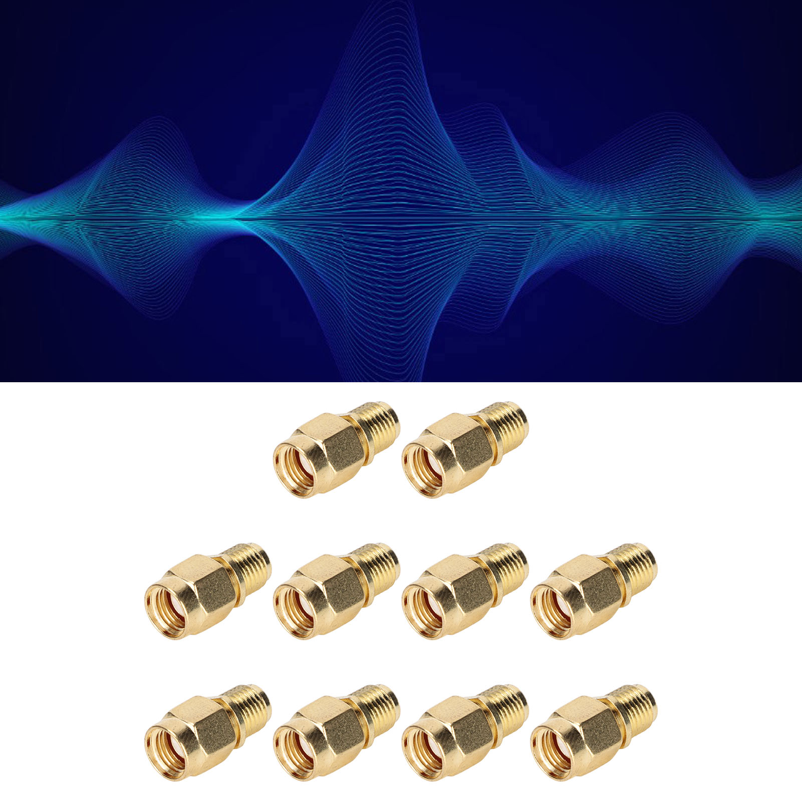 Sma-buchse-buchse Auf Rpsma-hf-koaxialstecker, Verkauft In 10er-packungen.