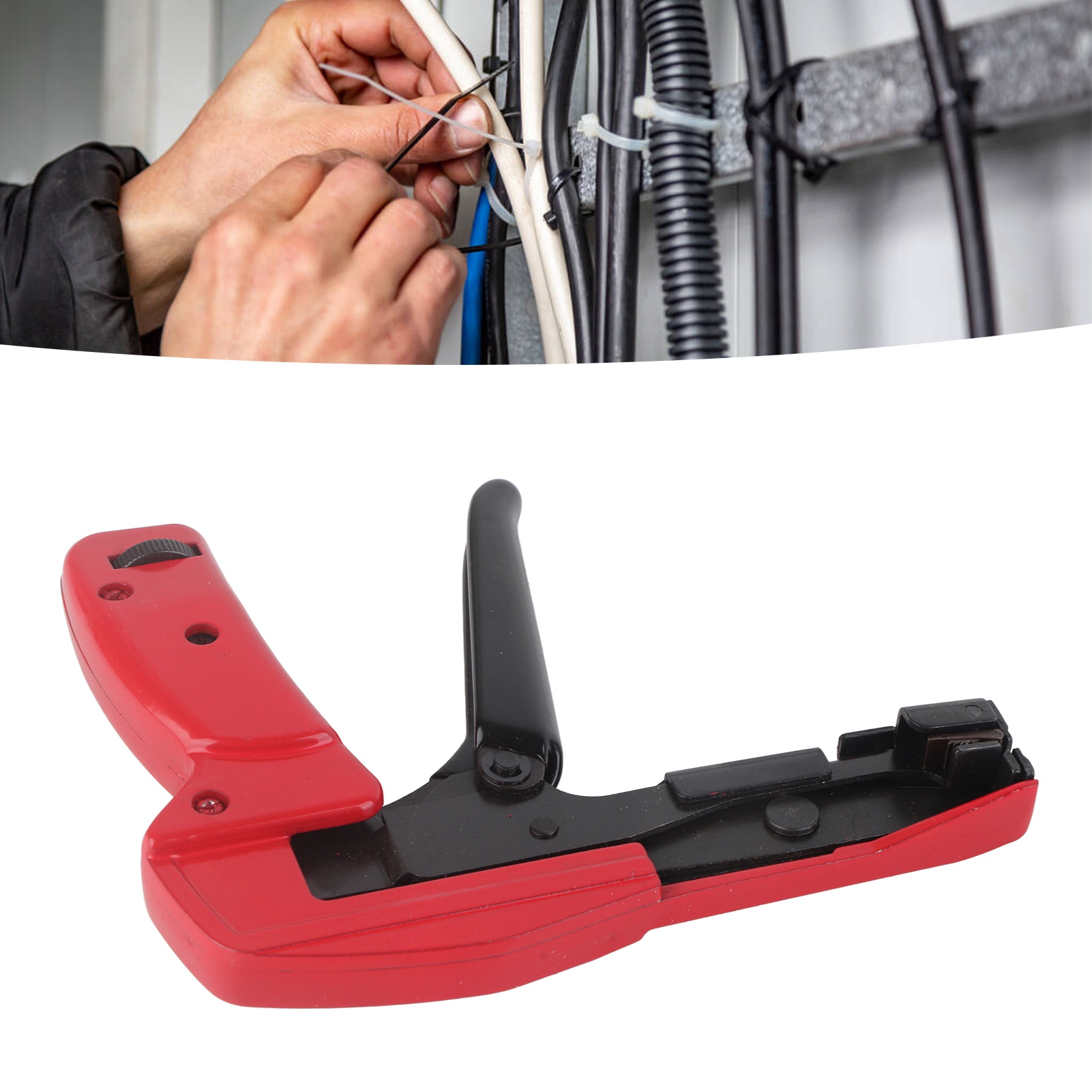 Schlauchschellenpistole Für Nylonschlauchschellen. Mit Dieser Pistole Lassen Sich Nylonschlauchschellen Schnell Befestigen.