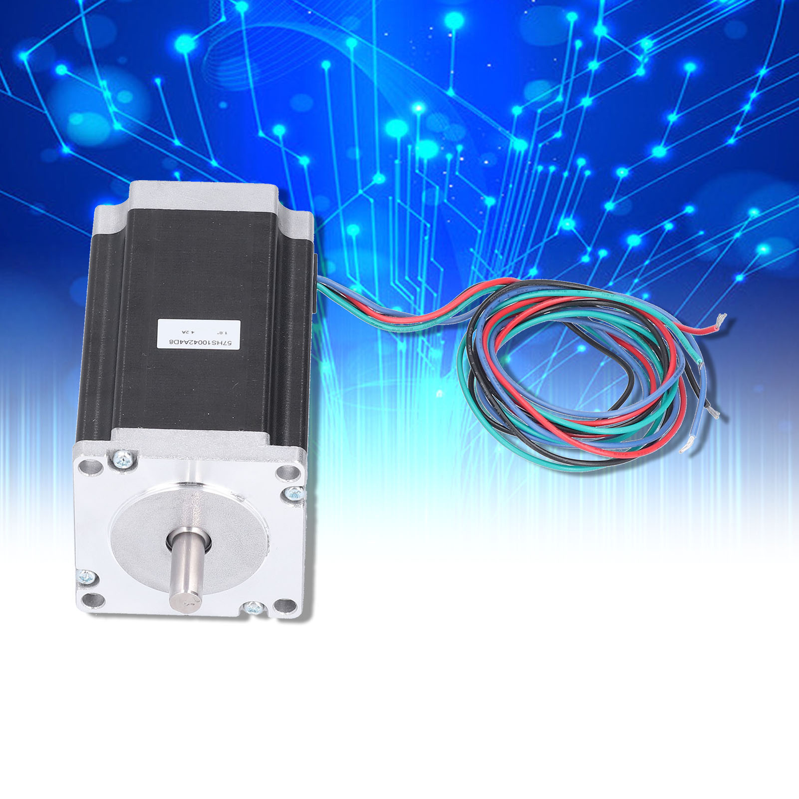 Schrittmotor 57, 4,2 A, 2,5 Nm, Länge 100 Mm, Welle 8 Mm, Für Einachsige Cnc-fräsmaschine 57hs10042a4d8.