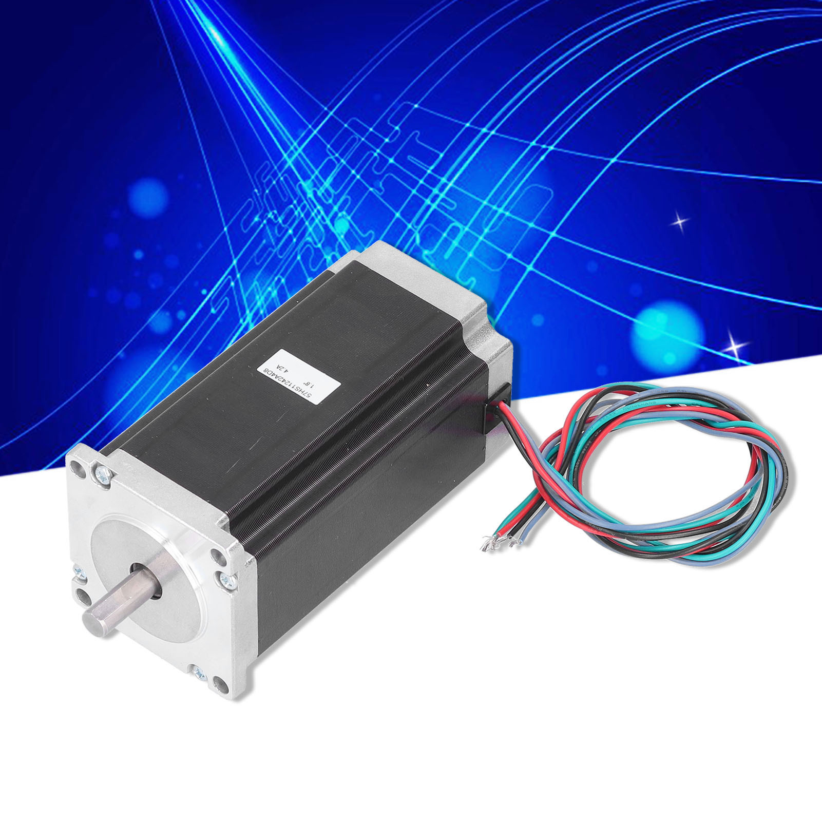 Schrittmotor 57, 4,2 A, 3 Nm, Länge 112 Mm, Welle 8 Mm, Für Einachsige Cnc-fräsmaschine 57hs11242a4d8.