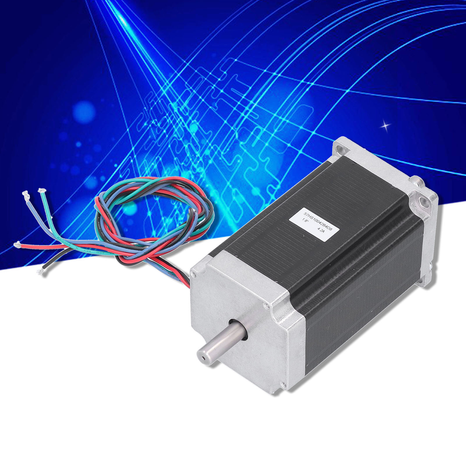 Schrittmotor 57, 4,2 A, 2,5 Nm, Länge 100 Mm, Welle 8 Mm, Für Cnc-fräsmaschine 57hs10042b4d8 Doppelachse.