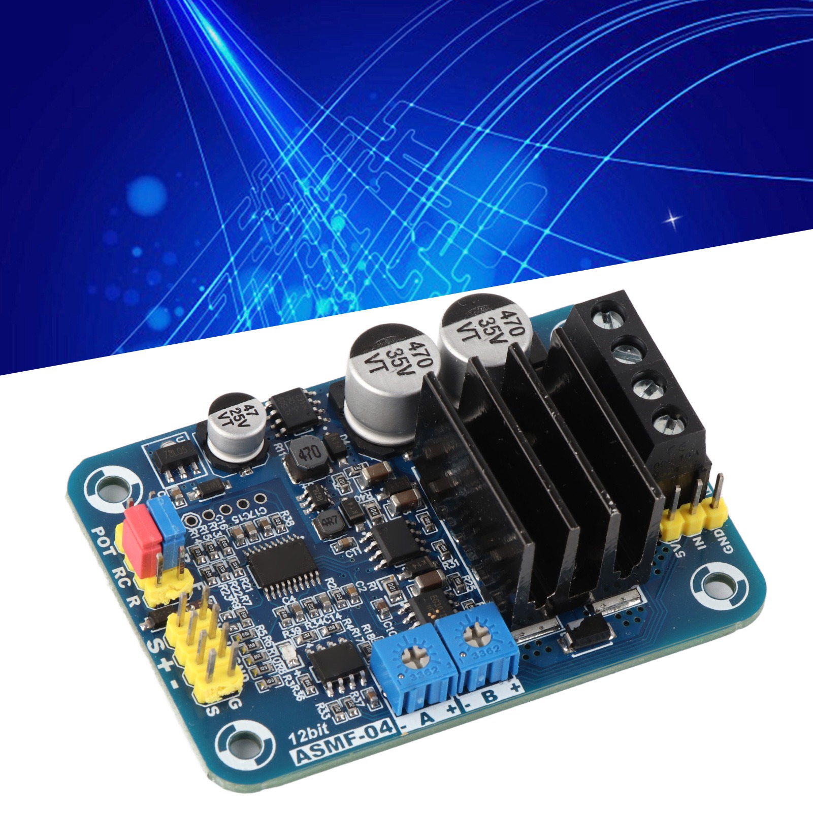 Asmf-03 Einkanal-servomotormodul Mit Hohem Drehmoment (500 Nm) Für Diy-projekte (7–30 V)