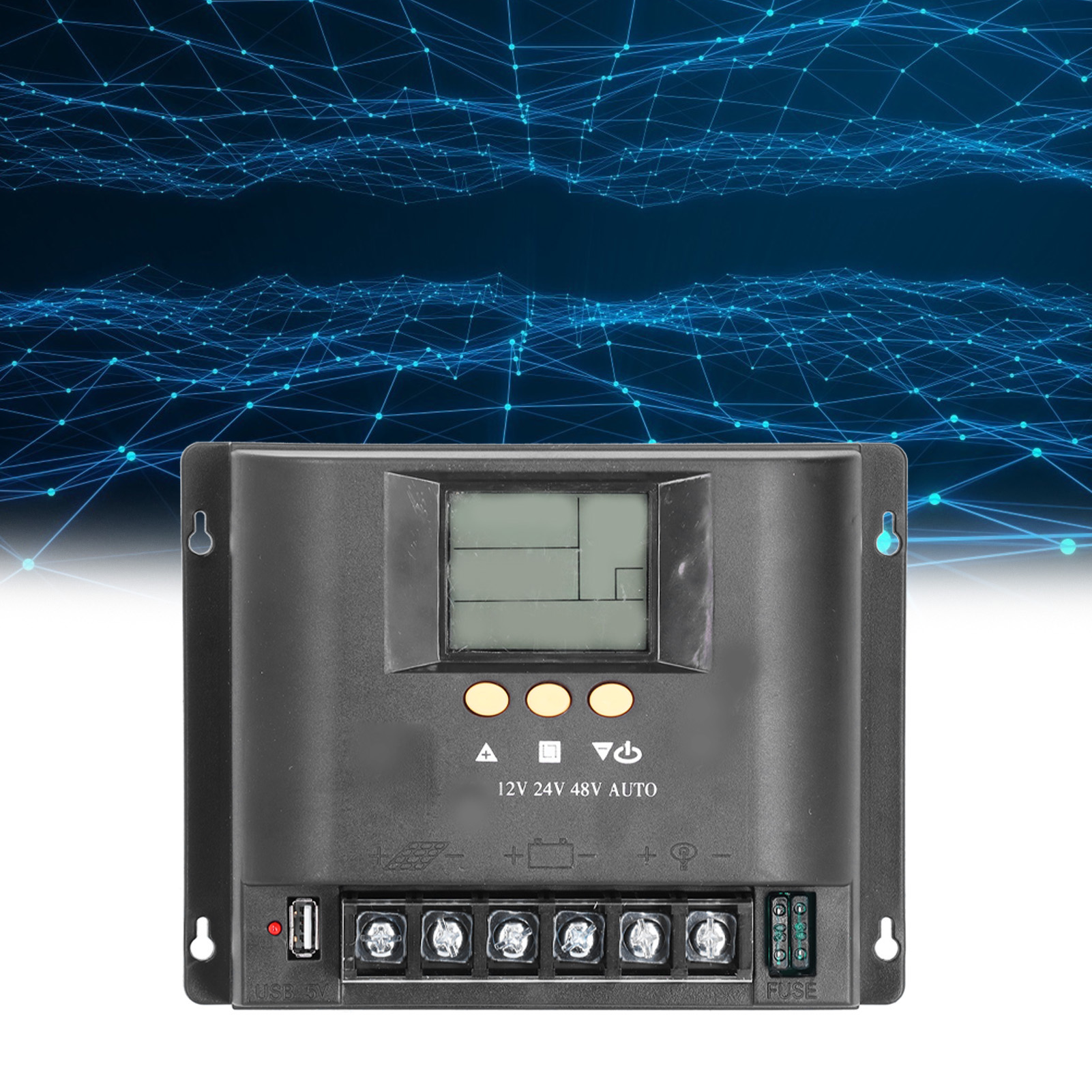 Solarladeregler Mit Lcd-bildschirm Und Usb-anschluss Zum Laden Von Mobiltelefonen, 60 A