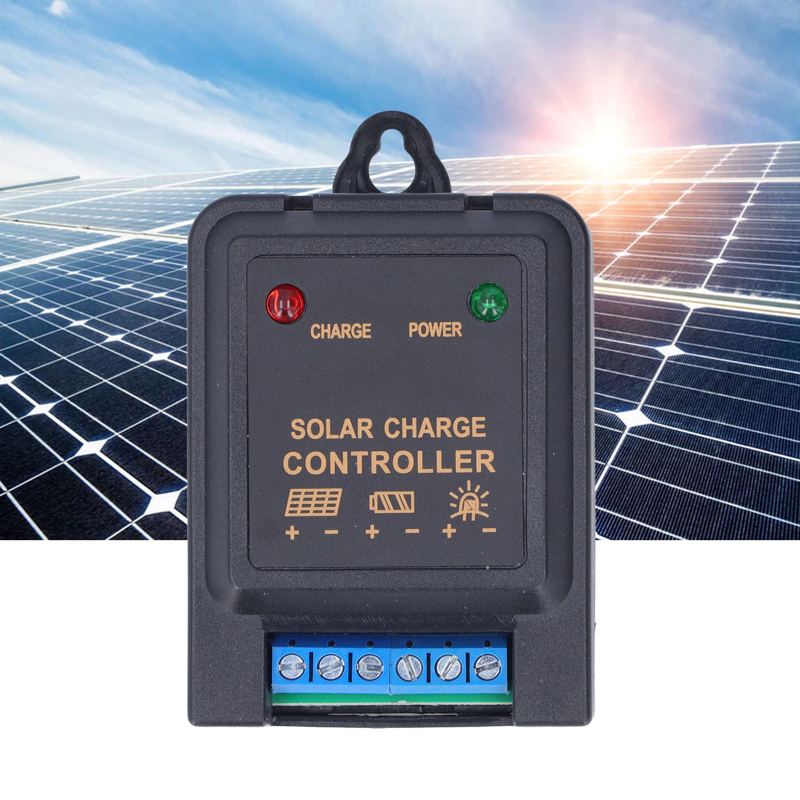 Intelligenter Solar-lade-/entladeregler 6v/12v 3a, Geeignet Für Rasenleuchten, Gartenleuchten Und Insektenlampen, Mit Regensteuerung.