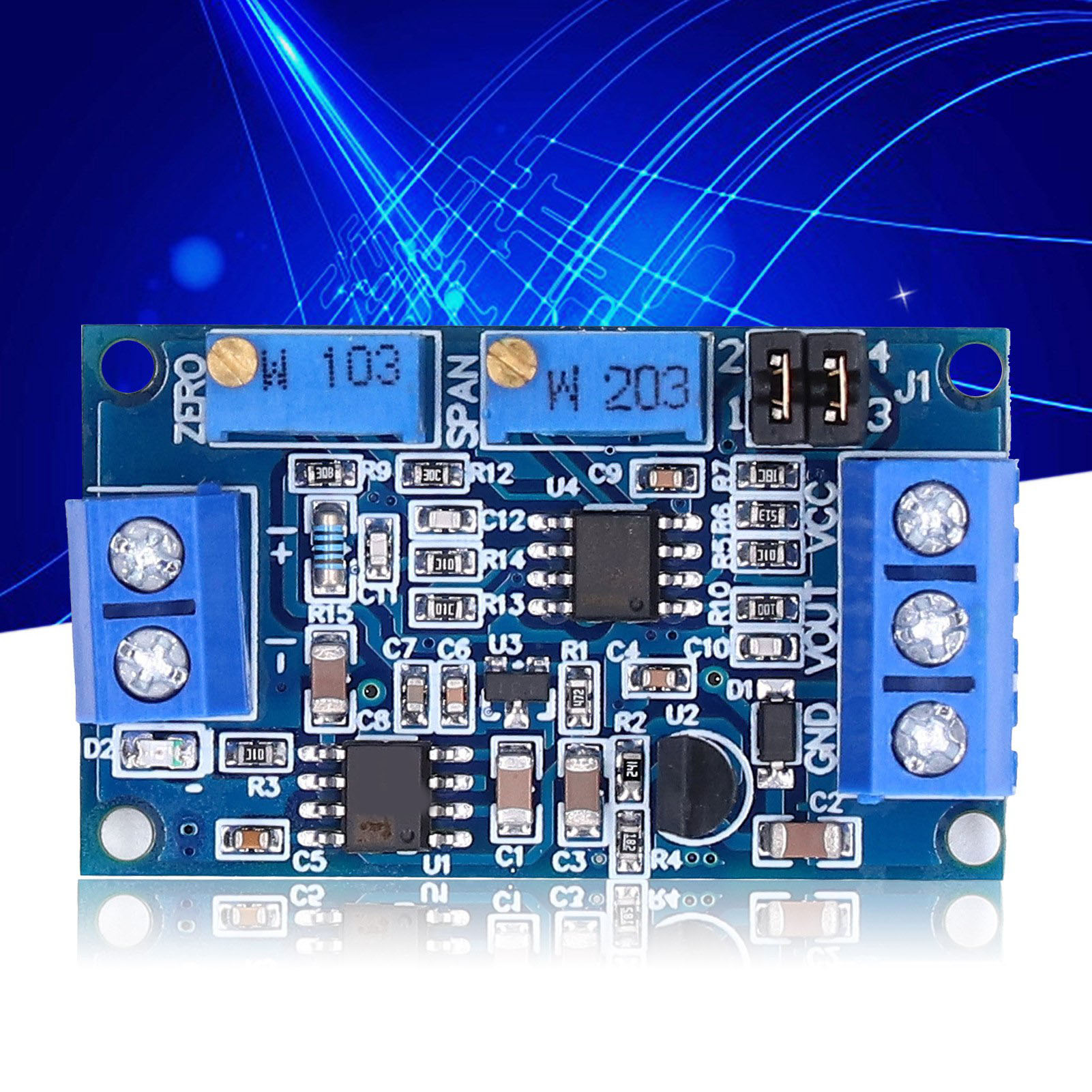 Strom-spannungs-wandlermodul 0/4-20 Ma Auf 0-3,3 V 5 V 10 V: Wandlung Und Aufbereitung Des Spannungstransmittersignals