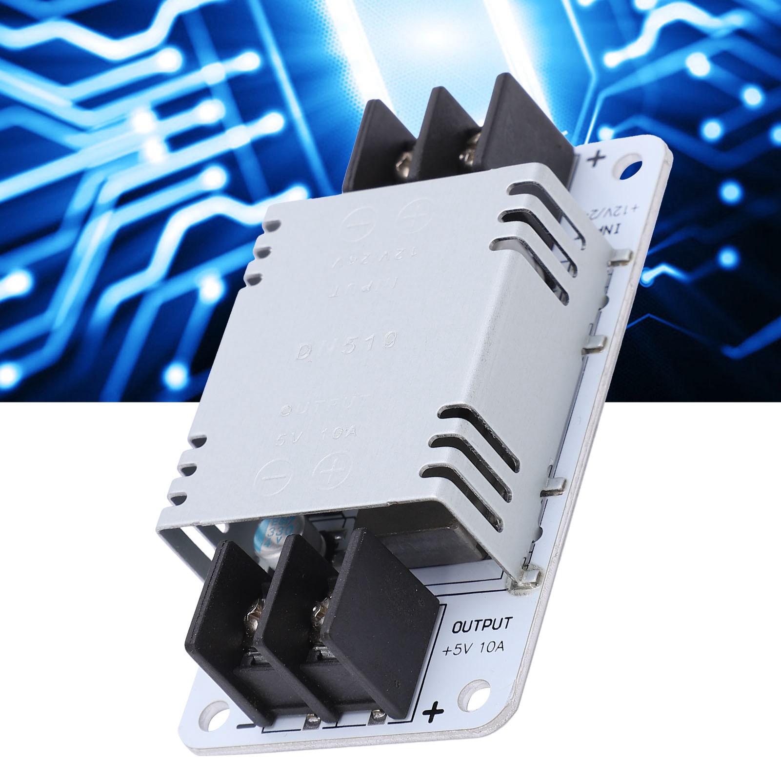 Dn510 Dc-dc-leistungswandler 12v/24v Auf 5v, Ultradünnes 10a Abwärts-leistungsmodul Von 12v Oder 24v Auf 5v.