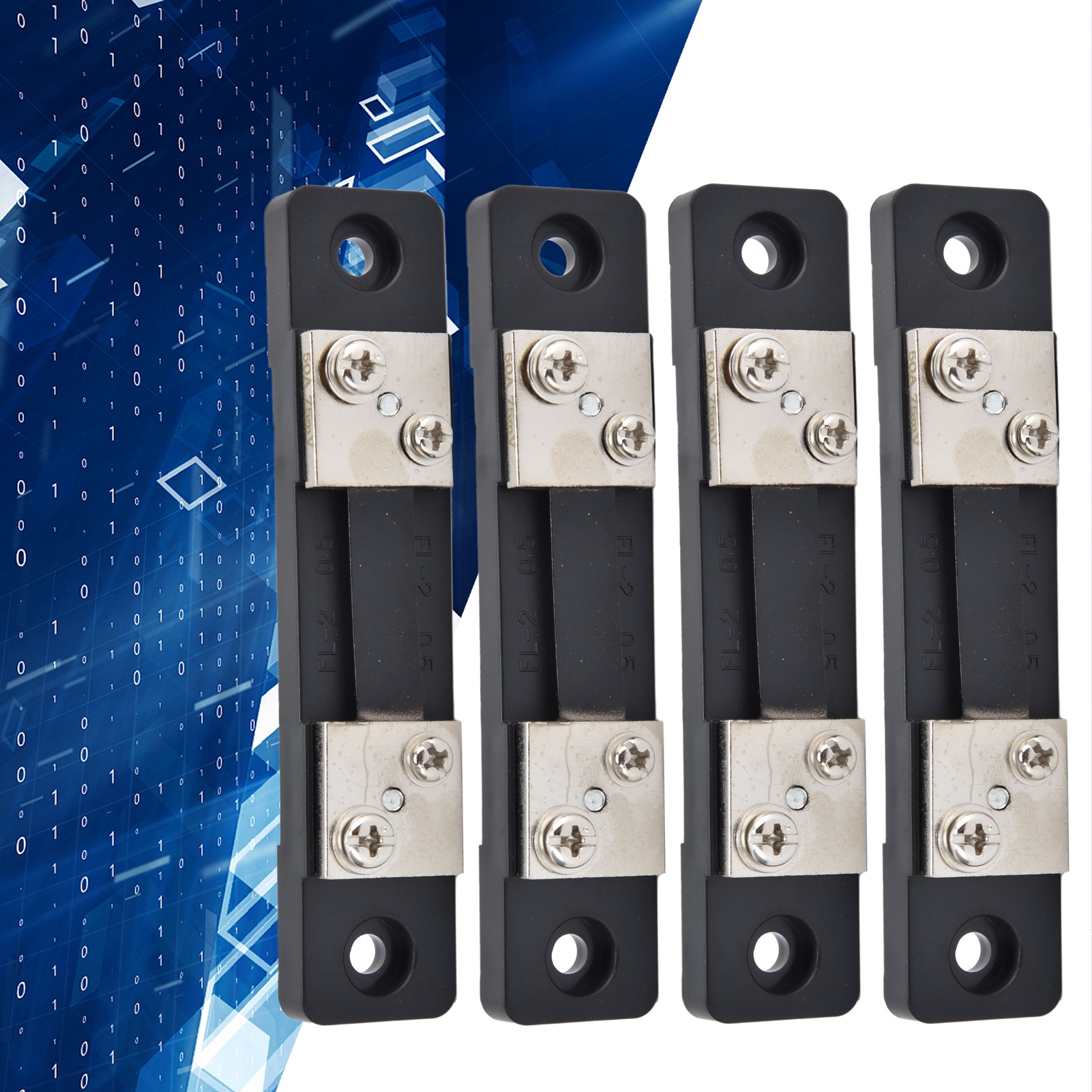 Vier Externe Fl-2 Shunts Zu Verkaufen, 50a Amperemeter-shunt.