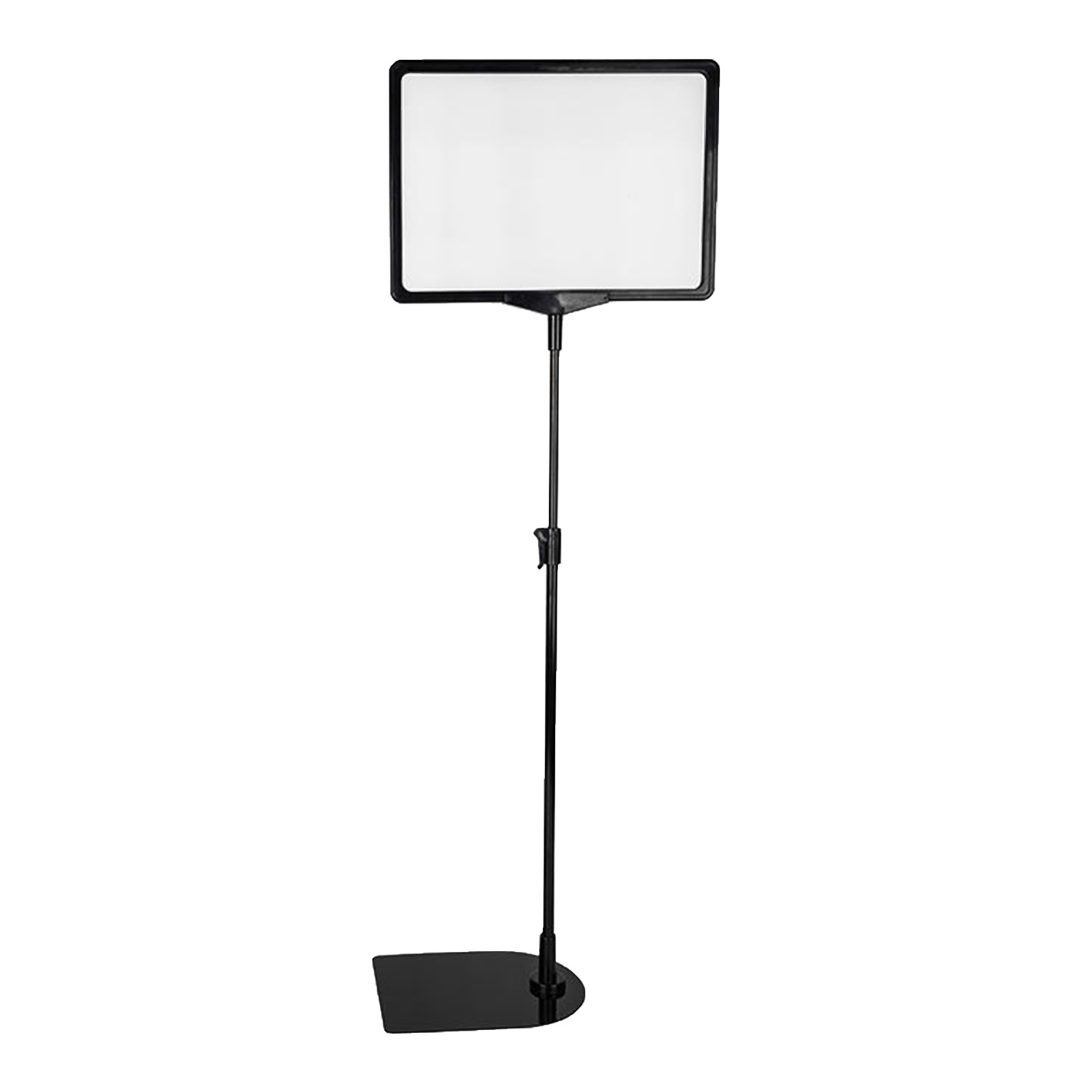 Preisauszeichnungsständer Für Supermärkte, A4-format, Werbedisplay, Lagerbeschilderung, Pos-werbetafel, Posterständer B: Höhenverstellbar 400–750 Mm + A4-rahmen