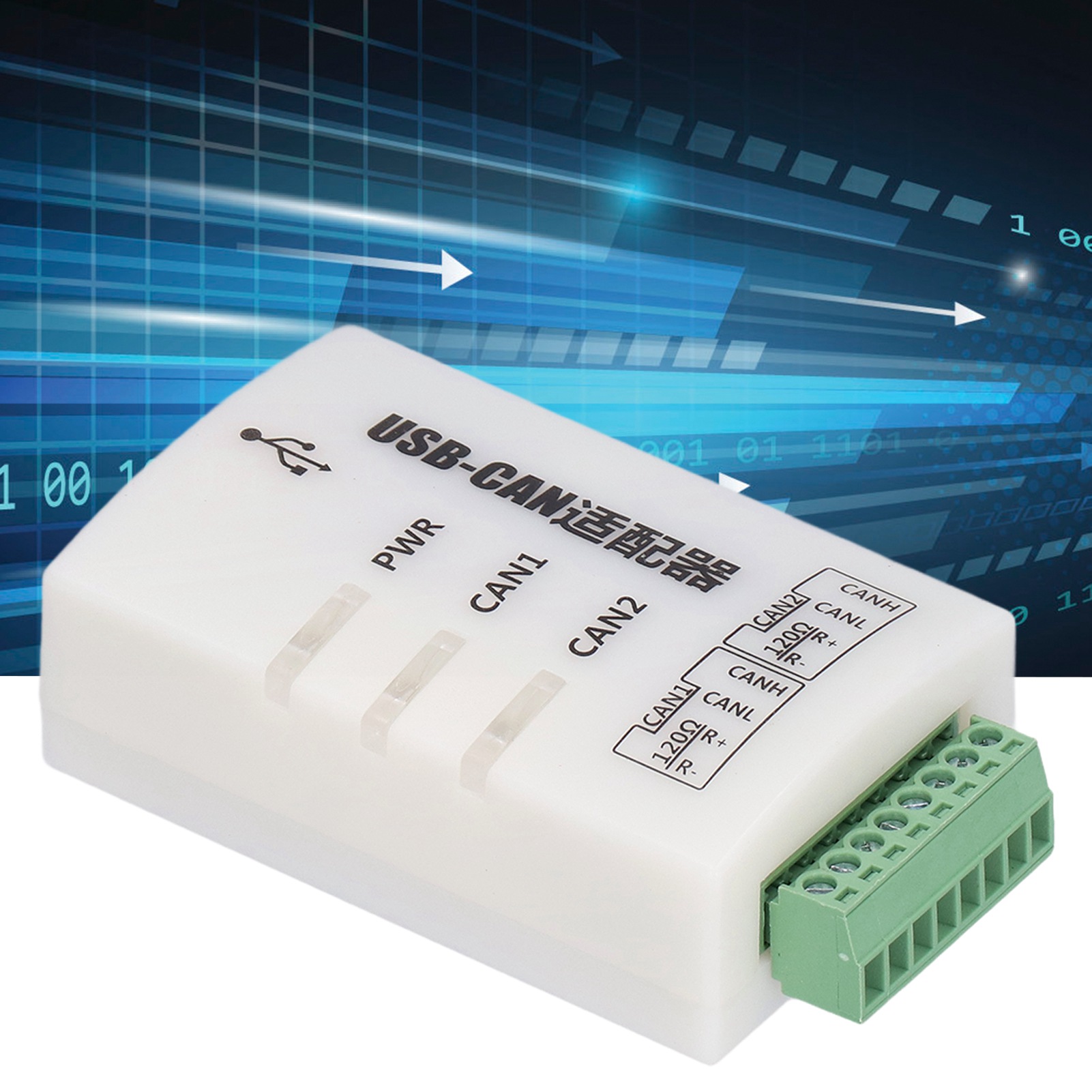 J1939 Usb-can-analysator, Usb-zu-can-adapter, Zweikanal-can-analysator Ohne Isolation