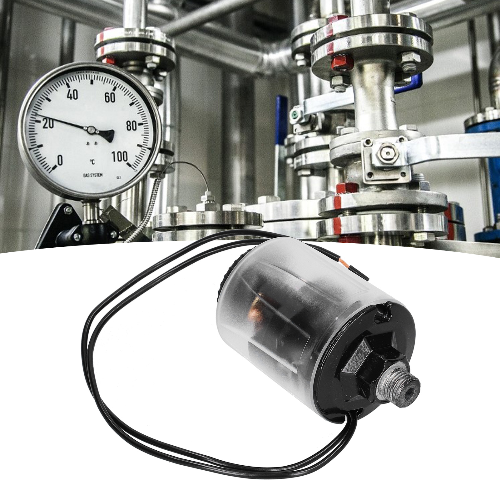 Vollautomatischer Wasserdruckschalter Für Selbstansaugende Druckerhöhungspumpen Im Hausgebrauch, Automatischer Schalter, Einstellbarer Wasserpumpendruckregler Mit Transparentem Innengewinde.