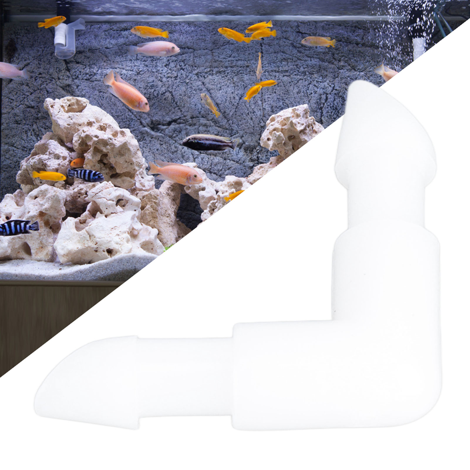 10 Stück Zusammen Verkauft, 90-grad-winkeladapter, Wasserschlauchverbinder, L-förmiger Winkel Mit Gleichem Durchmesser, 3-mm-düse.