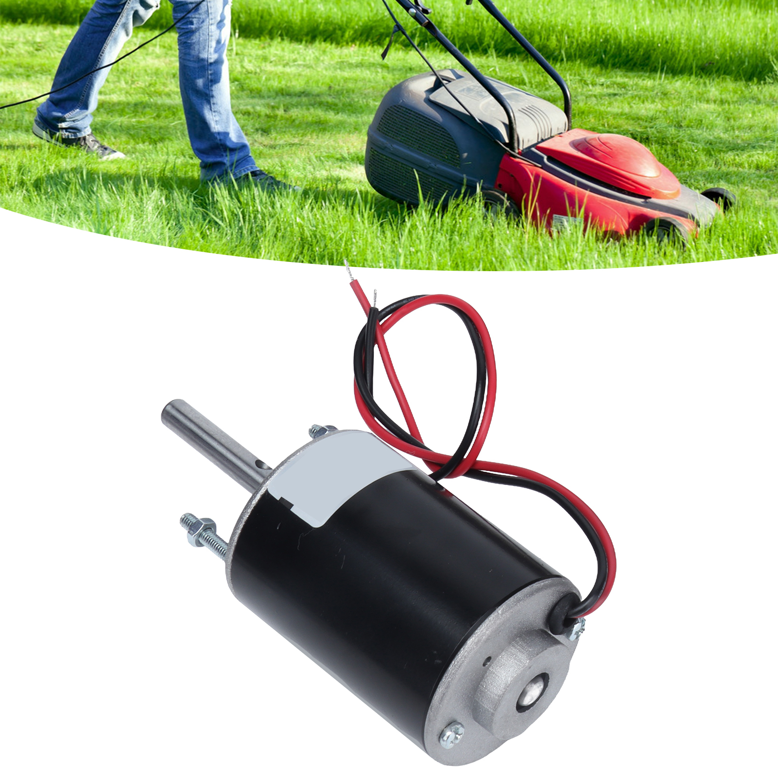 Xd-3420 Hochgeschwindigkeits-gleichstrommotor Mit Permanentmagnet Und Langer Welle, 30 W + Netzteil + 24-v-drehzahlregler, 7000 U/min
