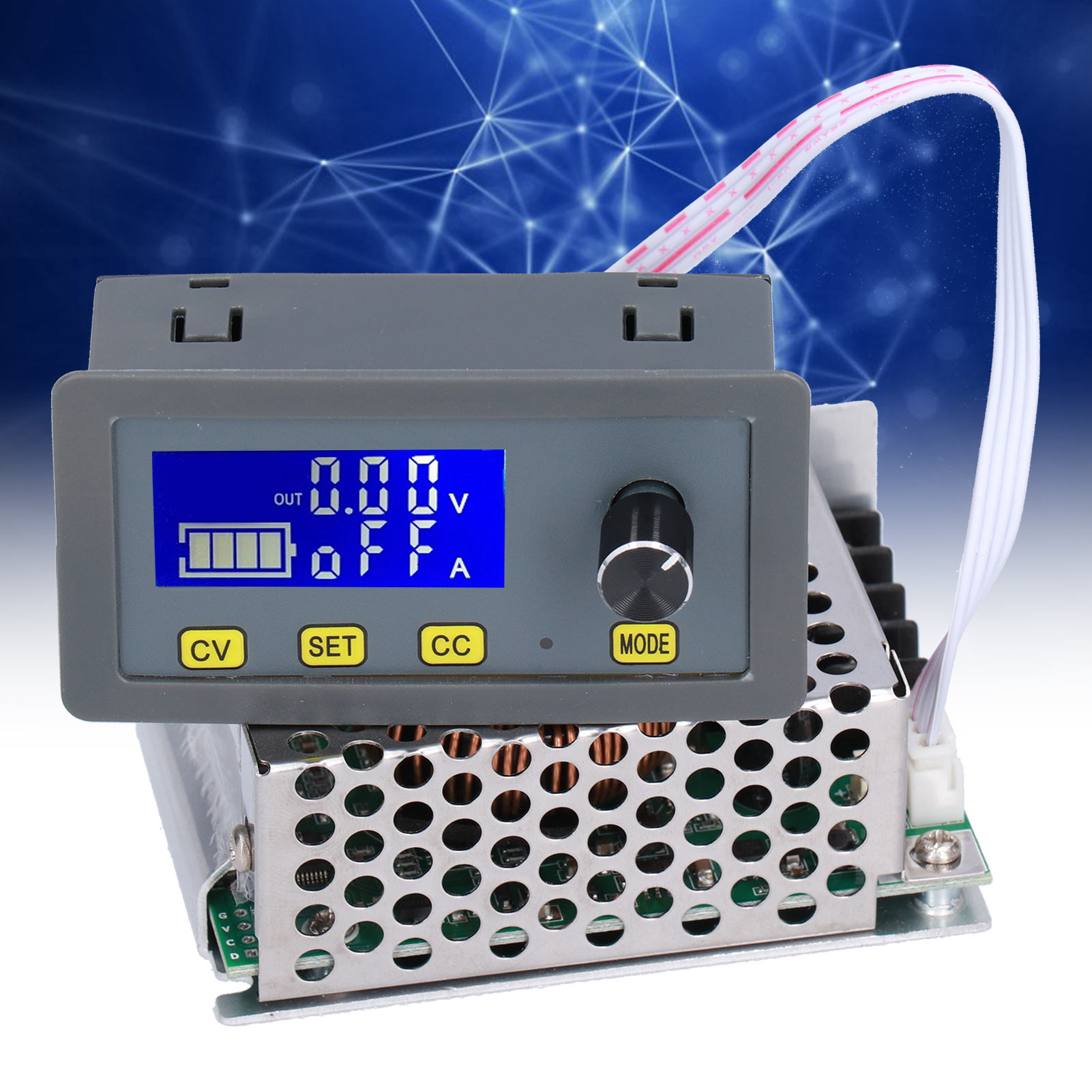 Einstellbares Digitales Dc-abwärtsnetzteilmodul Mit Lcd-bildschirm