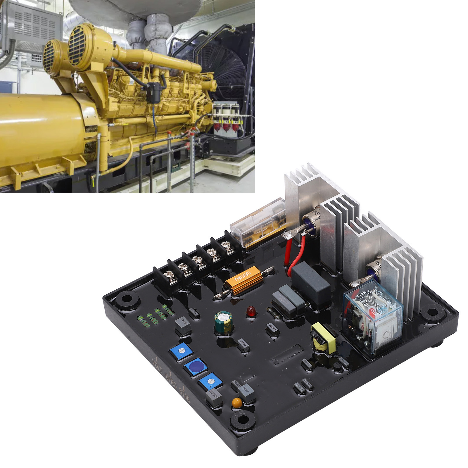 Pow50a Spannungsregler, Universeller Avr-regler Für Bürstenlose Generatoren Mit 195-265 V