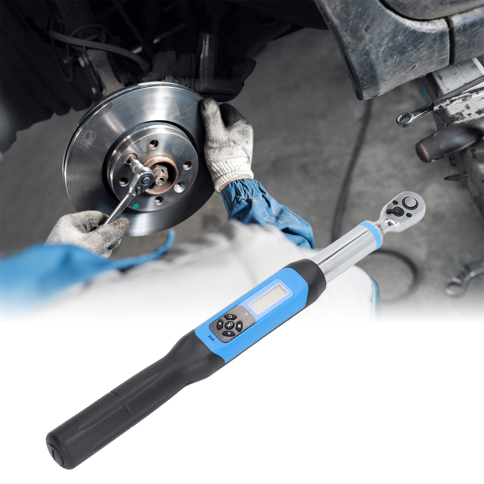 Digitaler Drehmomentschlüssel Wwj3-135 Mit Digitalanzeige, Voreingestelltem Und Einstellbarem Drehmoment, 3/8"-anschluss, 135 Nm Drehmoment