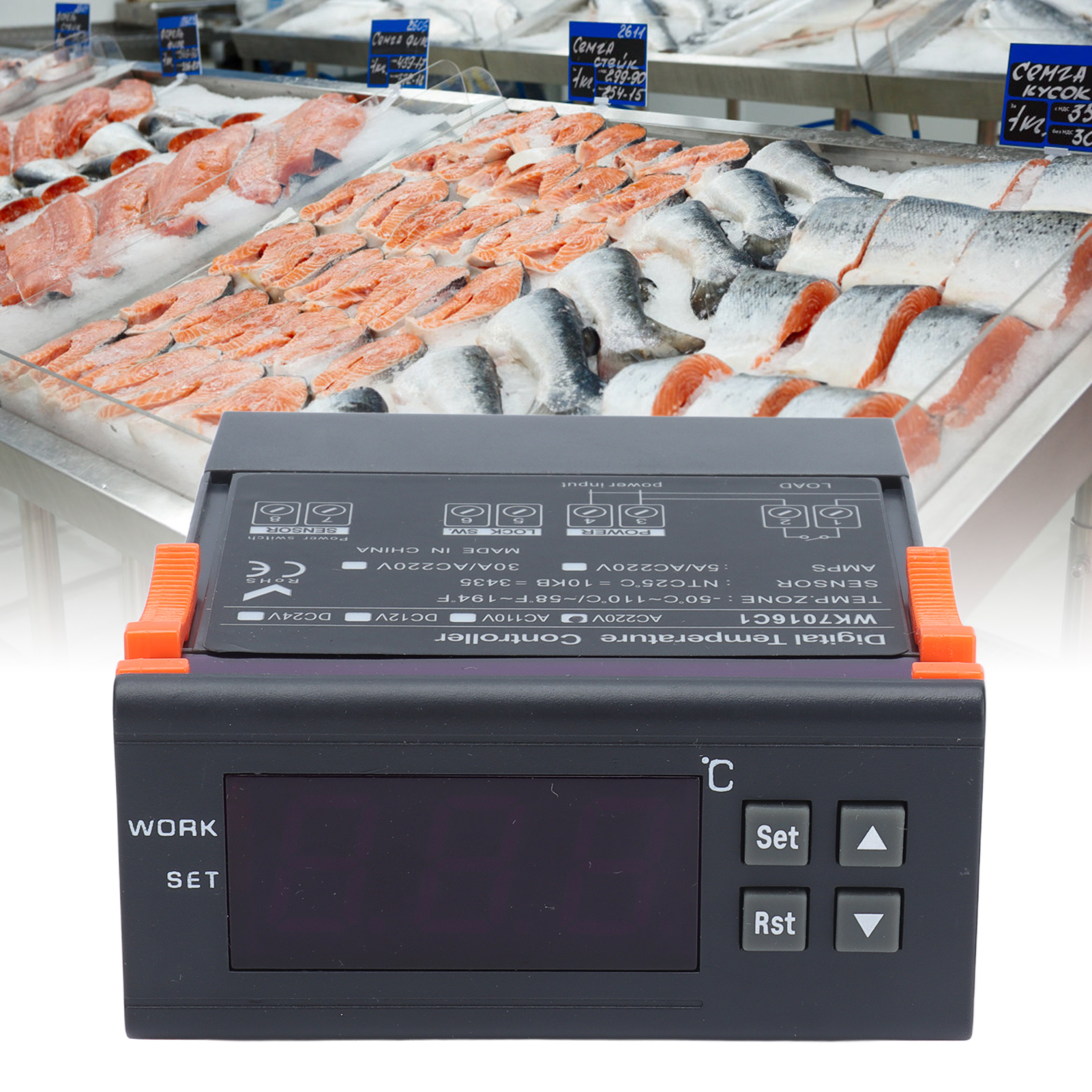 Wk7016c1 Ac220v/5a Digitaler Elektronischer Temperaturregler / Thermostat / Elektronischer Temperaturregler