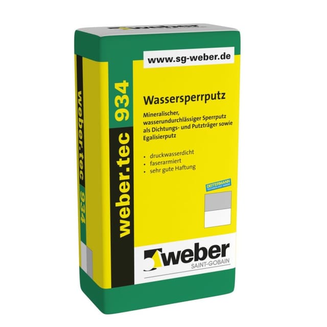Weber Saint Gobain - weber.tec 934 Wassersperrputz, 25 kg