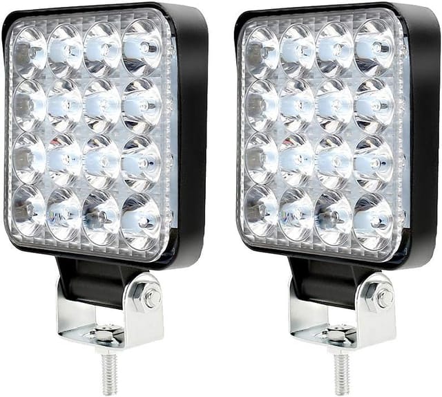 2 Stück 12 V 48 W 6500 K Led-arbeitsscheinwerfer, Ip 67, Wasserdicht, Robust, Für Traktor, Lkw, Motorrad, Boot, Suv