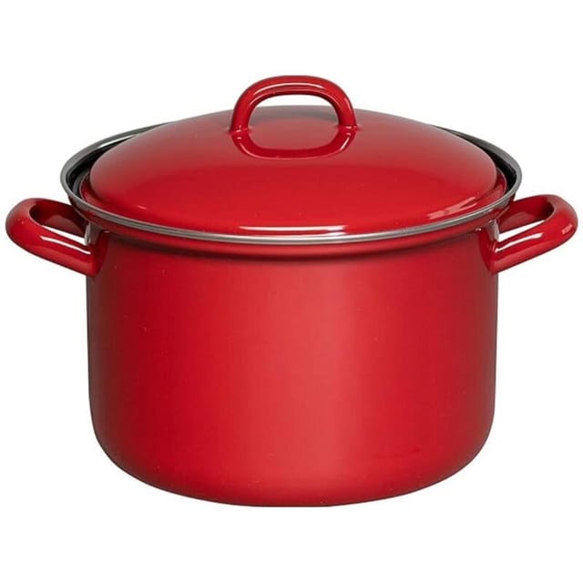 Riess Kelomat Fleischtopf mit Deckel Rot