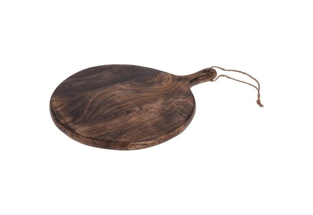 Servierbrett, rund, Mangoholz, 40 cm