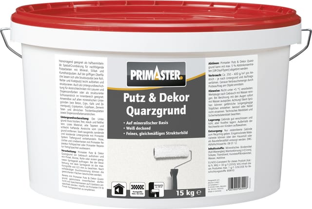Primaster - Putz & Dekor Quarzgrund 15 kg