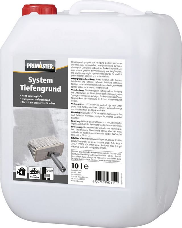 System Tiefengrund 10 l - Primaster