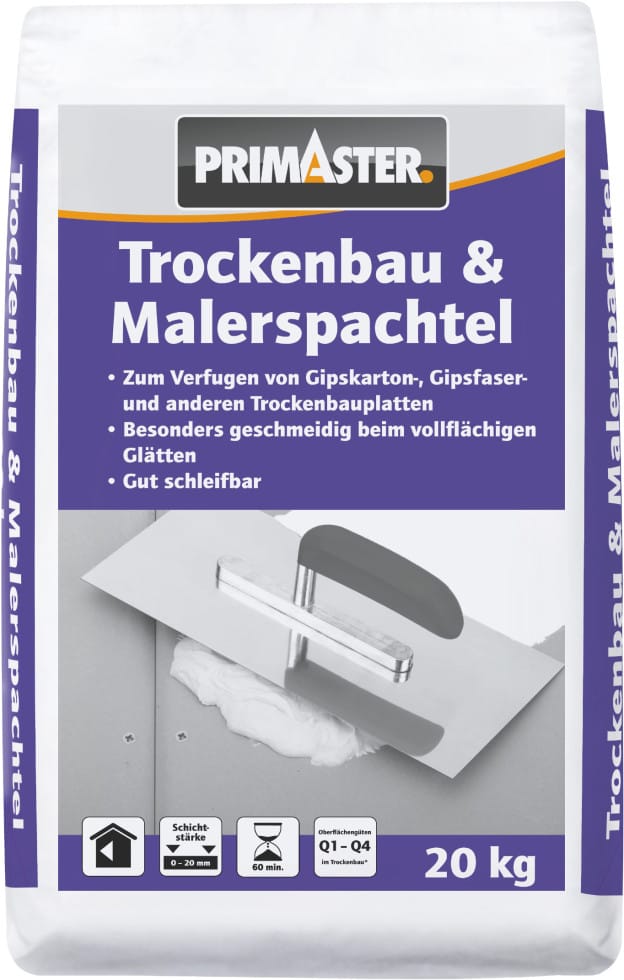 Trockenbau & Malerspachtel 20 kg - Primaster