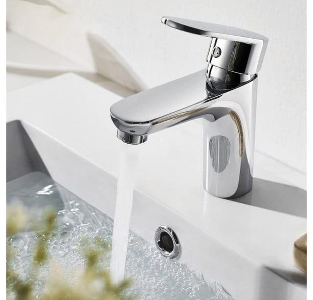 Home Deluxe - Waschtischarmatur radiant Farbe: Chrome Armatur Waschtischarmatur Badarmatur Waschtischmischer