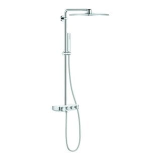 Euphoria SmartControl - Duschsäule Cube 310 Duo mit Thermostatarmatur, Moon White 26508LS0 - Grohe