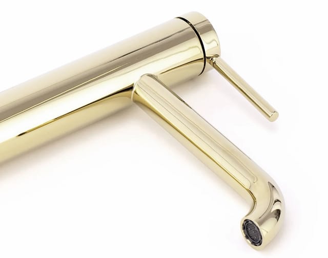 REA - waschbeckenarmatur spot gold high