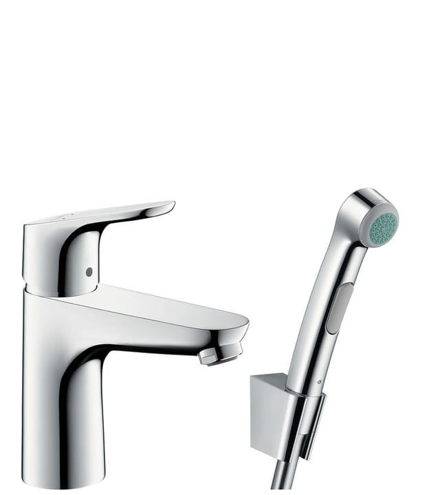 Focus Set Bidette, Push-Open-Auslauf, verchromt (31927000) - Hansgrohe