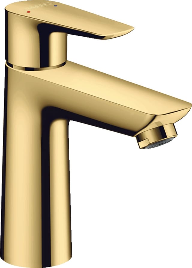 Metropol Waschtischmischer 110 ohne Zugstange und Ablaufgarnitur, Polierte Goldoptik (71712990) - Hansgrohe