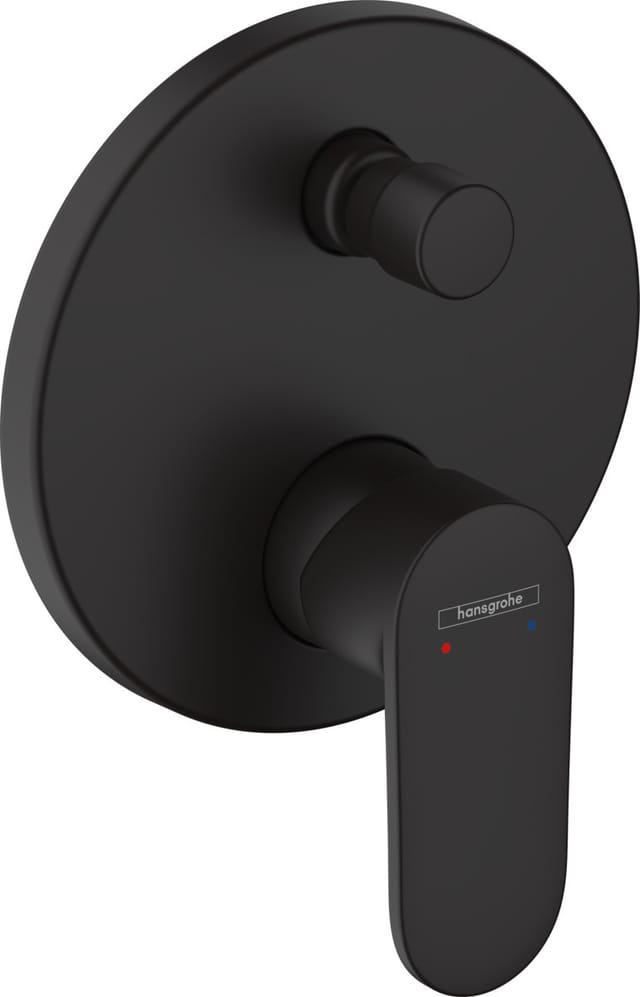 Hansgrohe Vernis Blend Finishing Set für UP-Wannen-/Duschmischer, Mattschwarz (71466670)