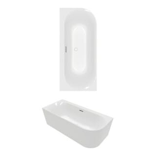 Villeroy & Boch Loop&Friends - Badewanne 170x75 cm, links, Alpinweiß UBA170LOF9CL00V-01