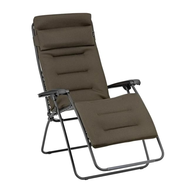 Lafuma Mobilier - Gepolsterte Zero-Gravity-Relaxliege-Garten - Futura - AirComfort® - Braun Taupe