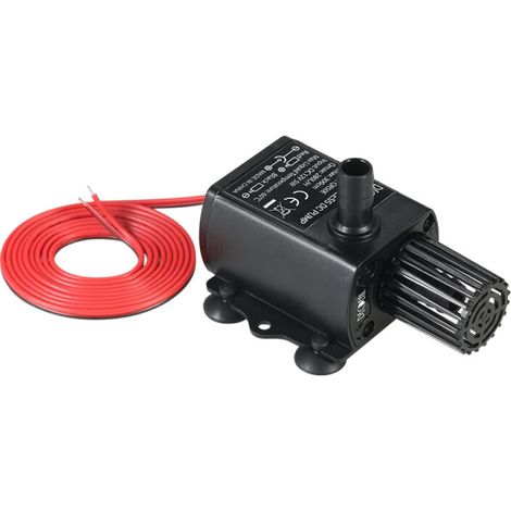 Mini-tauchpumpe, Bürstenlos, 12 V Dc, 5 W, Extrem Leise, Fördermenge 280 L/h, Förderhöhe 300 Cm