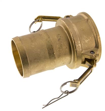 Camlock DN 140 (6'') Messingkupplung Schlauchpfeiler (150 mm) Typ C MIL-C-27487