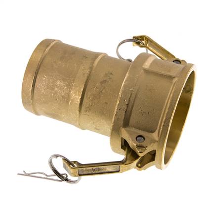 Camlock DN 140 (6'') Messingkupplung Schlauchpfeiler (150 mm) Typ C MIL-C-27487 Bild 2