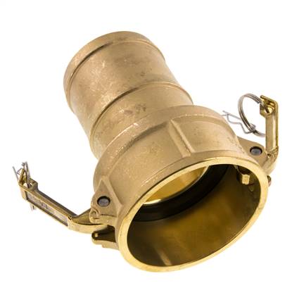 Camlock DN 140 (6'') Messingkupplung Schlauchpfeiler (150 mm) Typ C MIL-C-27487 Bild 3