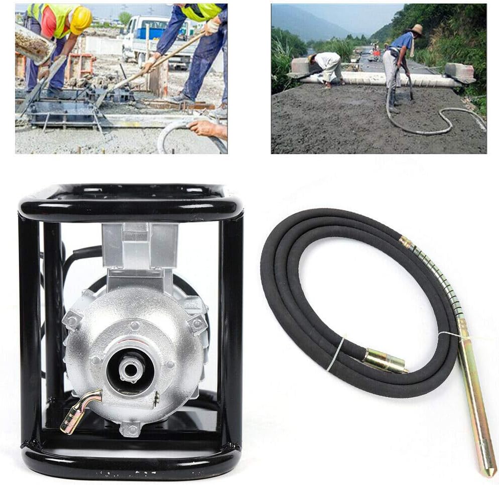 1500w 50mm Vibrator 220v Elektrobetonvibrator Schwerlast Betonrüttler Innenrüttler 2800rpm Flaschenrüttler Beton Erstarrung Betonverdichter & Rüttelflaschen