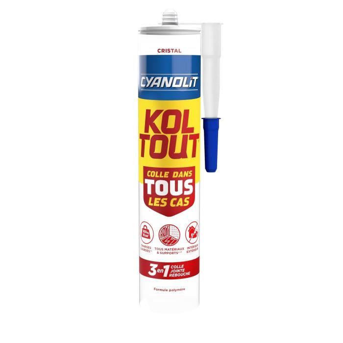 Fixing And Sealing Glue - Cyanolit - Crystal - 290 Ml - Transparent - Strong And Flexible
